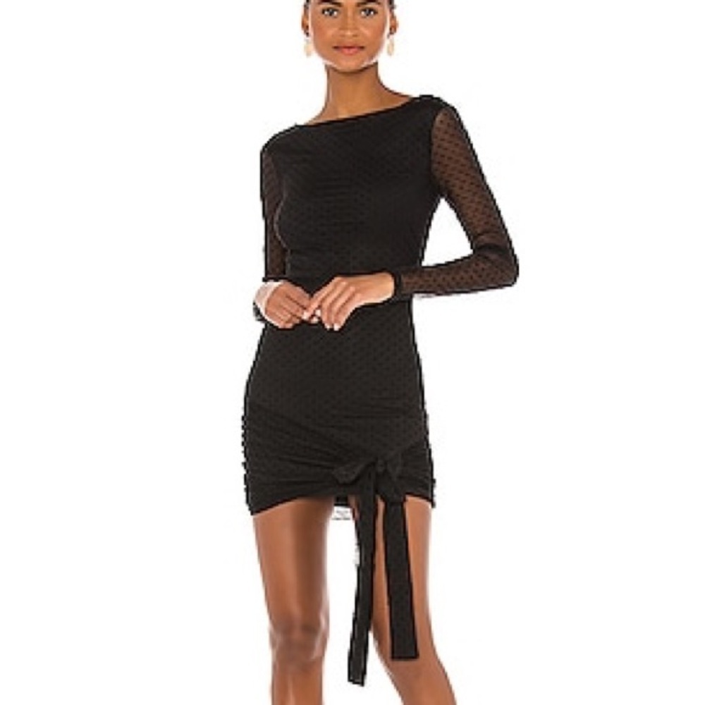MAJORELLE Vivi Mini Dress in Black